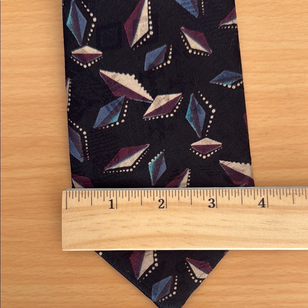 Givenchy Multicolor Geometric Tie - image 3